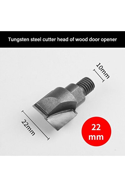Choice4 22MM 10mm Shank 16.5-30MM Screw Thread Wooden Door Lock Slotting Cutt...