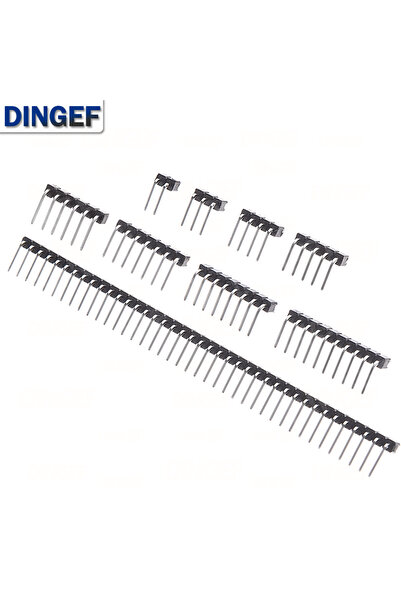 Choice9 1x40P 10PCS 2.54MM PITCH Strip Connector Socket 3p/4p/6p/8p/20p/40p 1...