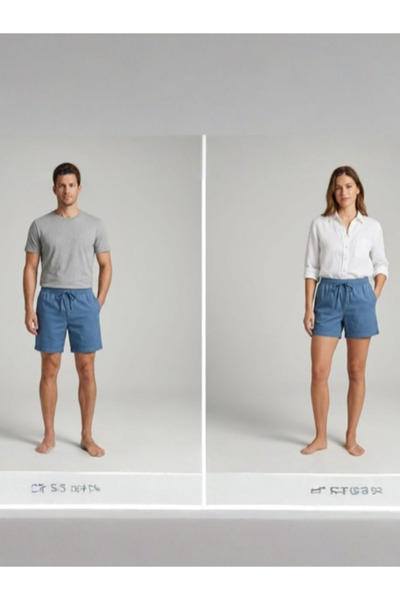 ROG Unisex %100 Pamuk Hambez Doğal Şort - Rahat ve Nefes Alan Tasarım - Bohem...