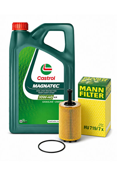 CASTROL Ulei Motor Magnatec 10w40 5L + Filtru ulei HU 719/7X