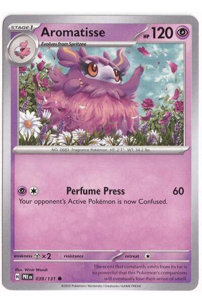 Pokemon Aromatisse 039/131 - Prismatic Evolutions - Card (Mint)