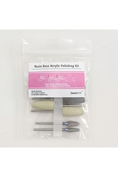 Choice 8PCS MJ07 8Pcs Resin Base Acrylic Polishing Kit 6Pcs Silicone + 2Pcs T...
