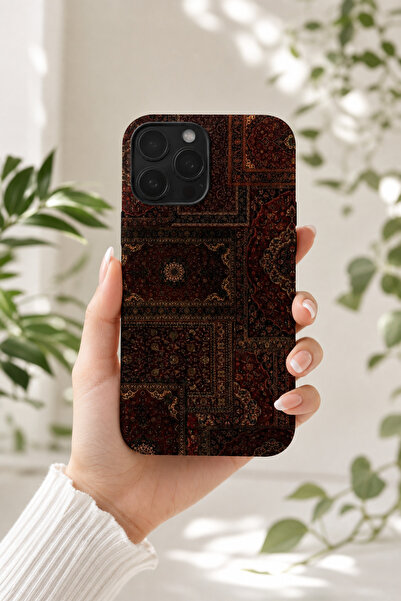 KILIFOLOG iPhone 13 Pro Max Uyumlu Lansman Silikon Etnik Motif Desenli Darbe ...