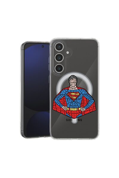 bestcase Husă pentru Samsung Galaxy A36 cu design caligrafic Superman, TPU an...