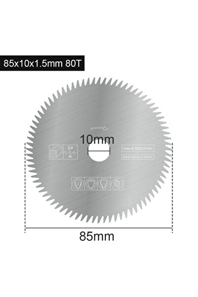 Choice 1pc 85x10x80T XCAN 1/3/5pcs Stainless Steel Cutting Disc 85x10/15mm 80...