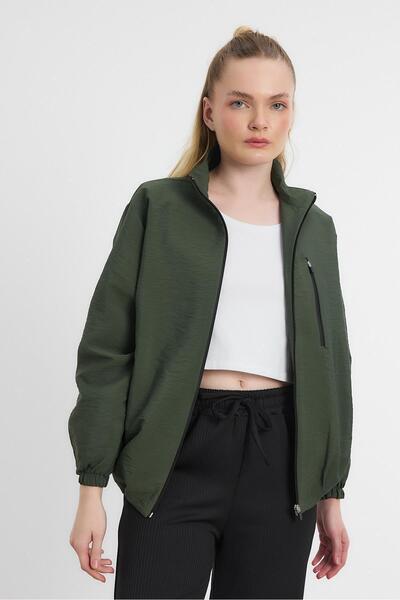 Serenity Jacket with Elastic Sleeves and Pockets