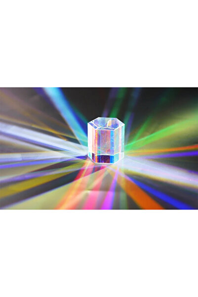 Choice black RGB Prism Color Dichroic Glass Sun Catcher Optical Glass Decorat...