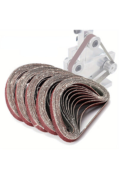choice2 80Grit 50 قطعة 5 لفات 10x330 مم (0.39X12.99 بوصة) حزام صنفرة لآلة الص...