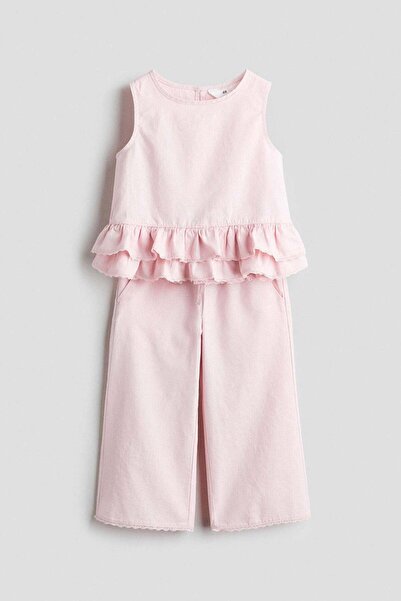 H&M 2-piece linen-blend set