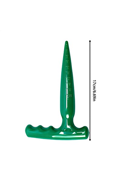 Choice1 Dark Green Long-handled Hole Digger For Seedling Cultivation Gardenin...
