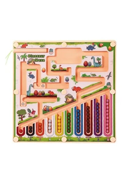 Stone ®   Labirint magnetic cu bile, cu dinozauri, joc educativ cu sortare a ...
