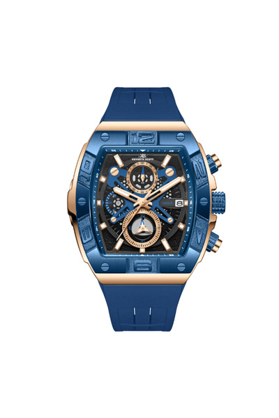 Kenneth Scott Men's Chronograph Black Dial Watch - K26102-NSNB