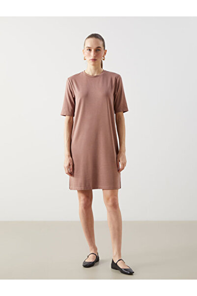 LC Waikiki Rmz Gi̇yi̇m Farkiyla Zero Roba Collar Women's Dress
