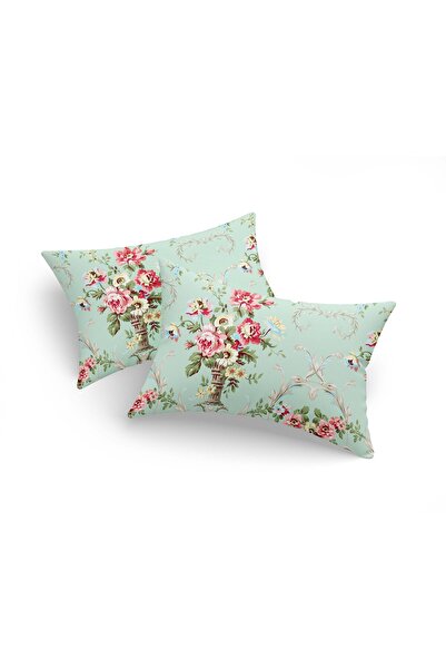 FARİKA Pillowcase Set (2 Pieces) Size: 50 X 70 Cm (2 Pieces) Mint
