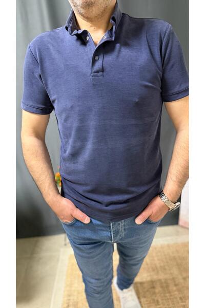 MACKREEZY POLO YAKA YAKASI DÜĞMELİ YIKAMALI KUMAŞ TİŞÖRT (STC)