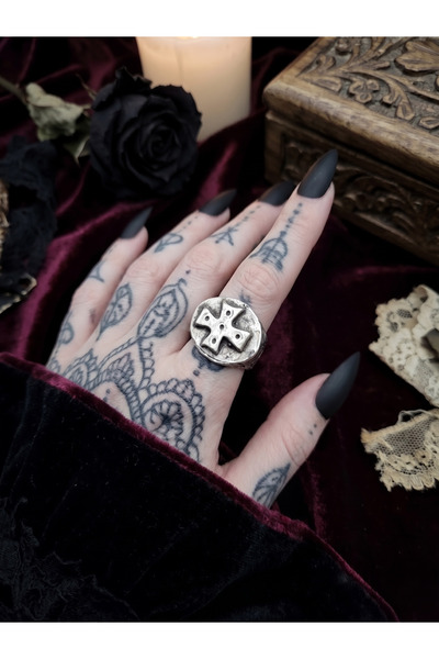 ARBABAG&ACCESSORY Brass Metal Alloy (0 Nickel) Gothic - Punk Unisex Ring