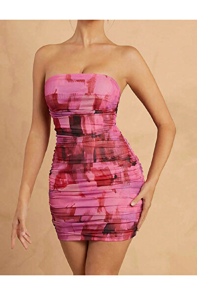 Evendi Rochie scurta, Roz