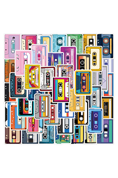 Choice 55pcs 55Pcs Retro Music Vintage Cassette Stickers Classic Creative Per...