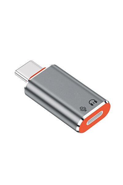 Choice Gray Type C To Lightning Audio Adapter PD60W Fast Charging USB C Male ...