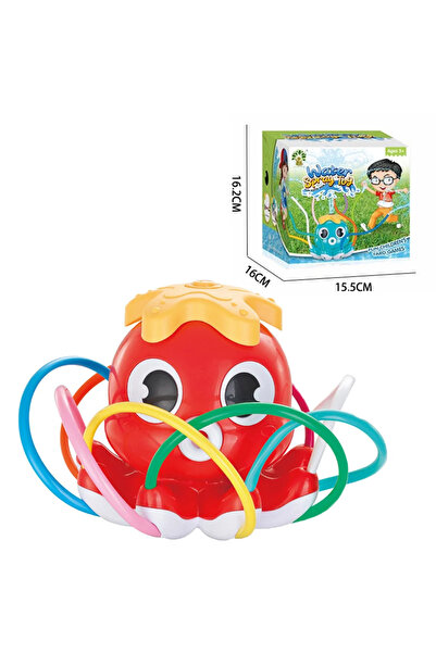 Choice1 Red Octopus Water Spray Sprinkler for Kids Outdoor Sprinklers Summer ...