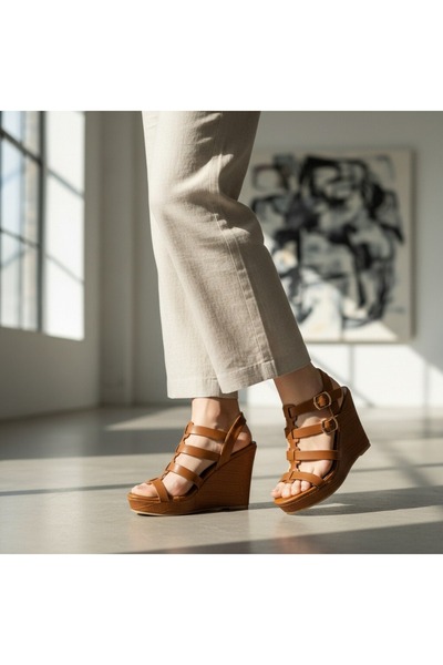 OEM Women's Platform Sole Sandals , minimalist design, made of eco- Leather ,...