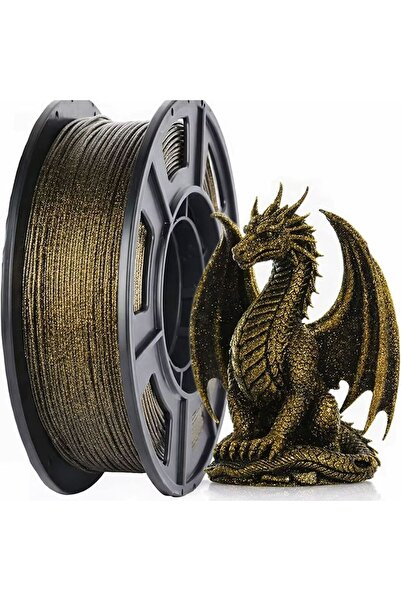 Choice1 1.black Glitter gold 3D Printer Filament Glitter PLA Filament 1.75mm ...