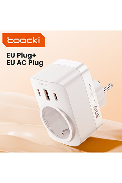 Choice toocki White Toocki PD 30W GaN Charger With AC Outlets Mobile Phone Ch...