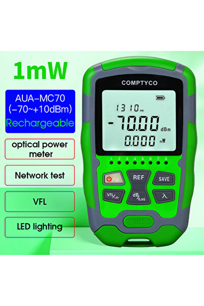 Choice6 جهاز قياس الطاقة البصرية AUA-MC70 قابل لإعادة الشحن بقدرة 1 ميجاوات -...