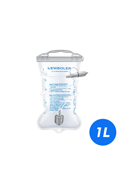 Choice3 حقيبة مياه BOT241-WHI-1L NEWBOLER، حقيبة تخزين وإعادة تعبئة المياه بد...