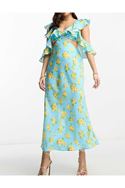 Evendi Long dress, Blue
