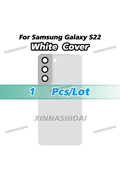 Choice6 1pcs White Cover Battery Back Cover for S22 SM-S901B with Camera Lens...