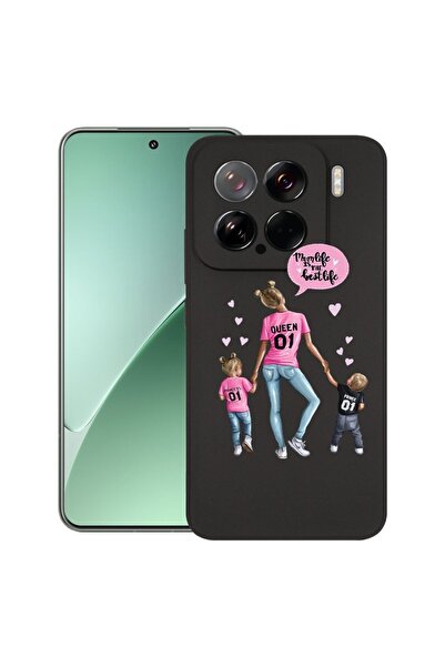 bestcase Θήκη για Xiaomi 15, Mom Life Boy And Girl, Λεπτή σιλικόνη 0.8MM, Αντ...