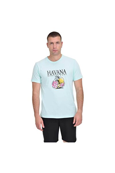 Target Tricou bărbătesc cu mânecă scurtă, jerseu simplu, Havana M