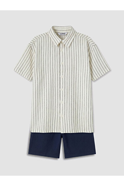 LC Waikiki I Striped Boys' Shirt and Shorts Set from Freezen Store
