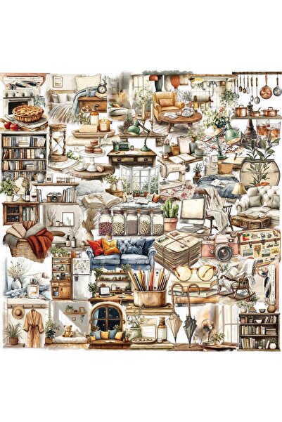 Choice 50PCS 50PCS Transparent Sticker Cartoon Home Art Stickers Graffiti Sti...