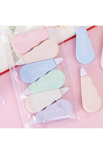 Choice1 6PCS Macaron 6pcs Cute Kawaii Macaron Correction Tape Altered Tools S...
