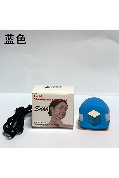 Choice Blue with rope Silicone Jawline Exerciser Ball Premium Silica Gel Jaw ...