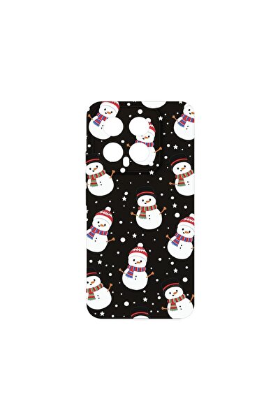 bestcase Премиум силиконов калъф, съвместим с Xiaomi 14, Снежен човек, Тънък ...