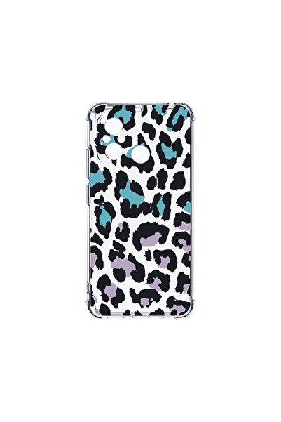 bestcase Противоударен калъф 1.5ММ, съвместим с Xiaomi Redmi 12C, с леопардов...