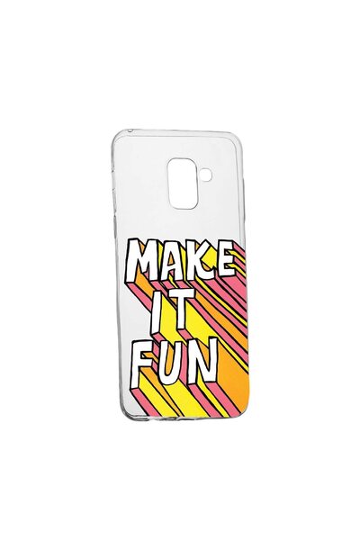 bestcase Προστατευτική θήκη με μήνυμα  "Make It Fun ", για Samsung Galaxy J6 ...