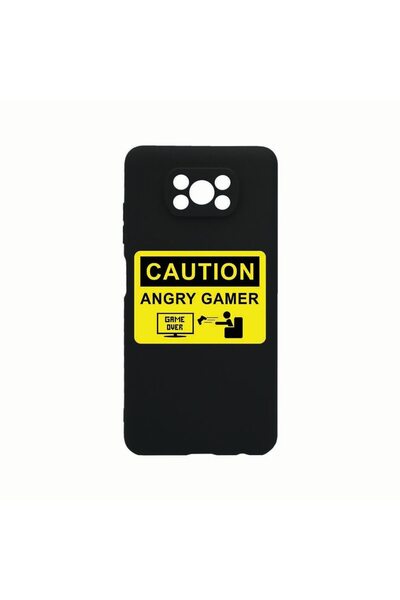 bestcase Husa Silicon, Compatibila Cu Xiaomi Poco X3 Pro, Angry Gamer, Rezist...