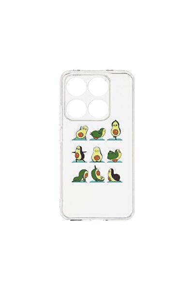 bestcase Θήκη για Xiaomi 14T, BestCase™ Διαφανής Σιλικόνη 2MM, Αβοκάντο Γιόγκ...