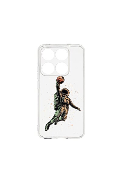 bestcase Husa pentru Xiaomi 14T, BestCase¬Æ Clear Silicon 2MM, Astronaut Bask...