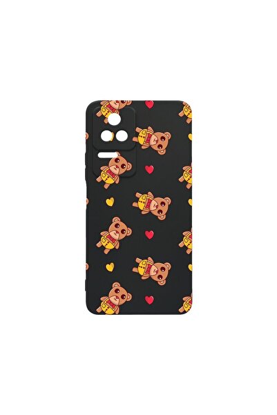 bestcase Λεπτή Θήκη Σιλικόνης 0.8MM, Συμβατή με Xiaomi Poco F4, Σχέδιο Αρκουδ...