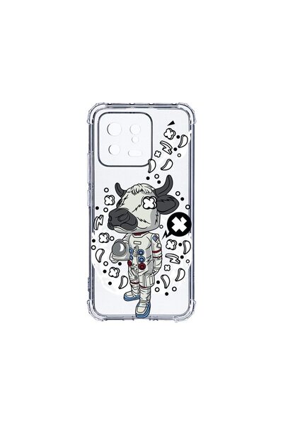 bestcase Husa BestCase¬Æ Anti Shock 1.5MM, Compatibila Cu Xiaomi 13, Cow Astr...