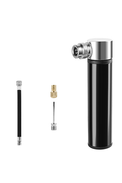 Choice Black Mini Bike Pump Schrader Presta Valve MTB Road Cycling Pump Alumi...