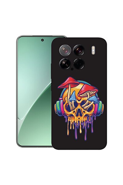 bestcase ¬Æ Husa pentru Xiaomi 15, Skull Mushroom, Slim Silicon 0.8MM, Antiso...