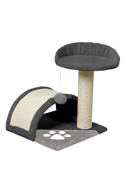 Velaris Ansamblu de joacă pentru pisici CozySisal - Arc din sisal și platform...