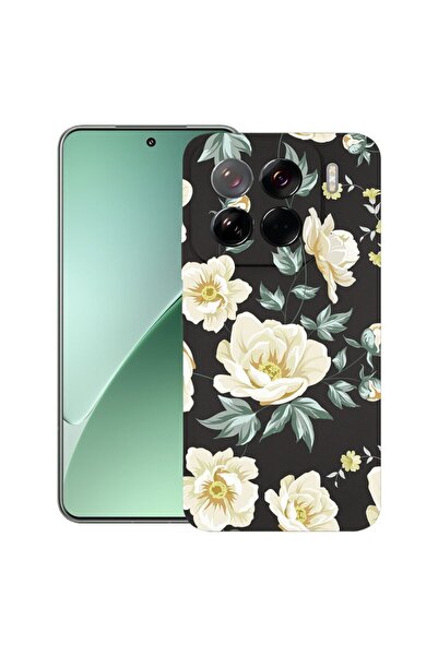 bestcase Husă pentru Xiaomi 15 Pro, Silicon subțire premium de 1.2MM, Flori, ...
