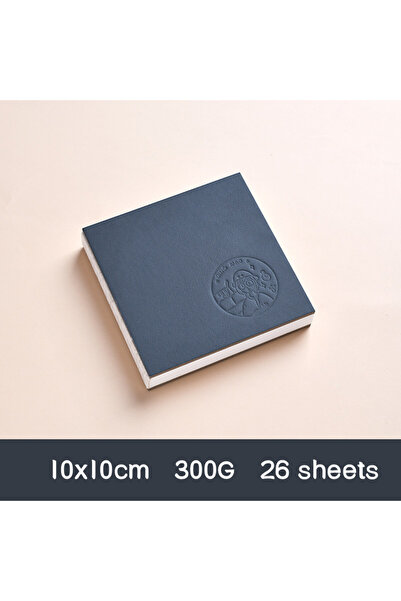 Choice1 10x10cm Travel-Ready Watercolor Sketchbook 300g Mini Leather-Bound Me...